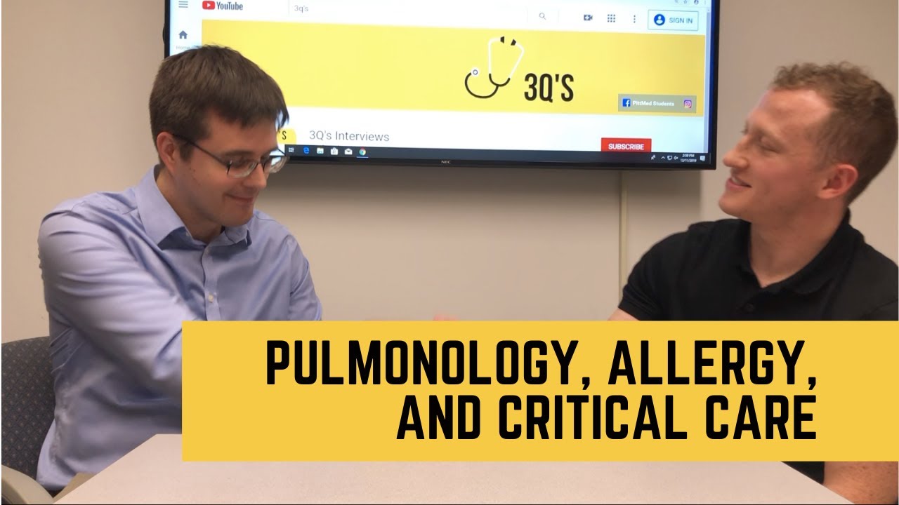3Q's Interviews - Pulmonology, Allergy, and Critical Care