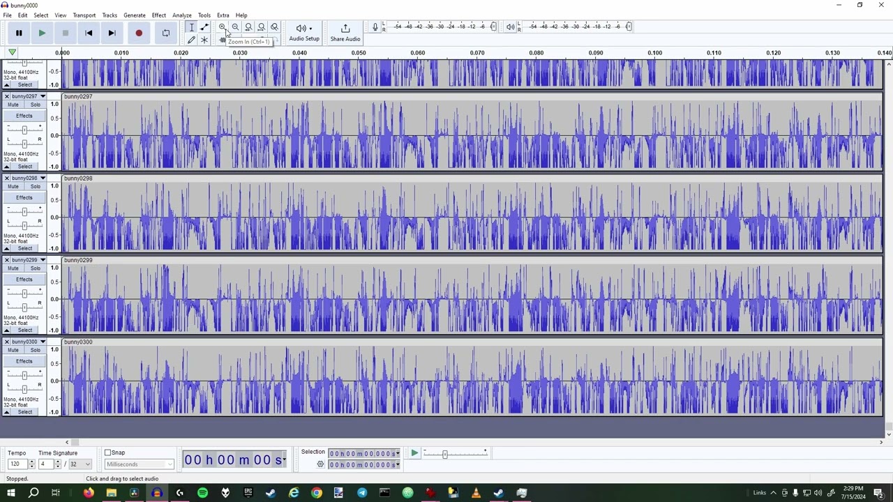 Audacity glitchart tutorial for videos (AUDACITY VERSION 3.3.3)