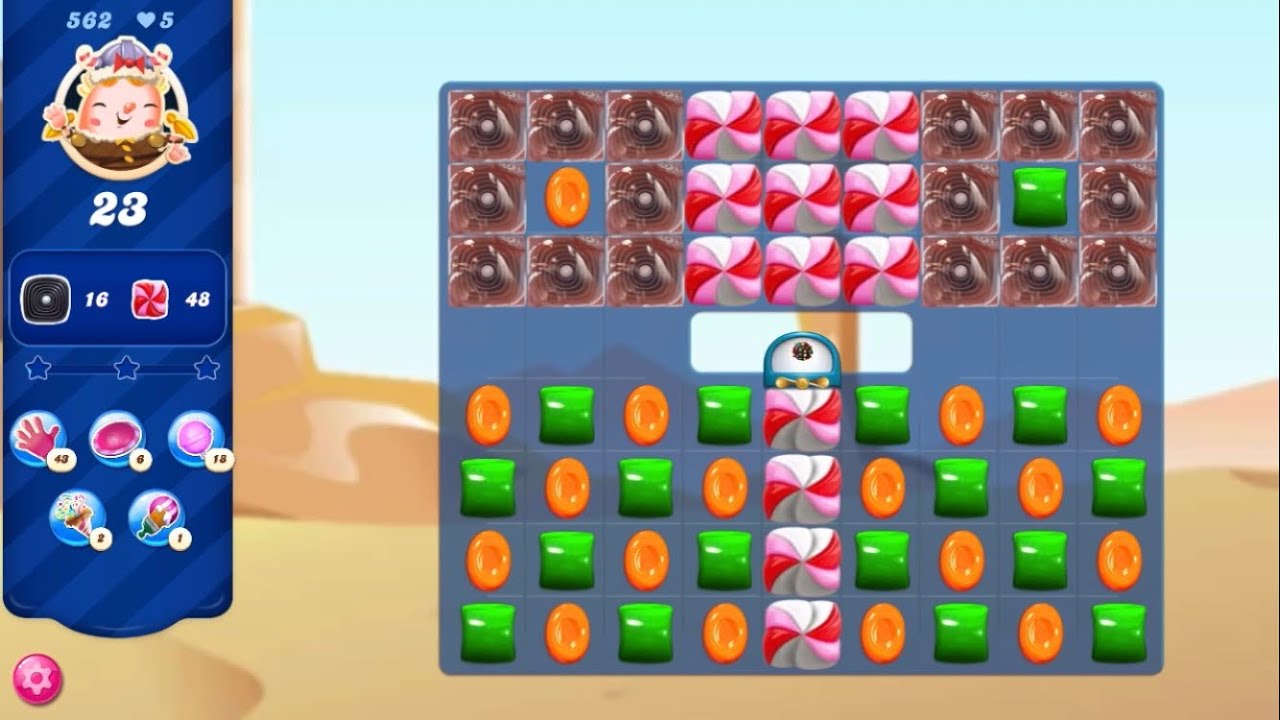 Candy Crush Saga Level 562 (NO BOOSTERS)