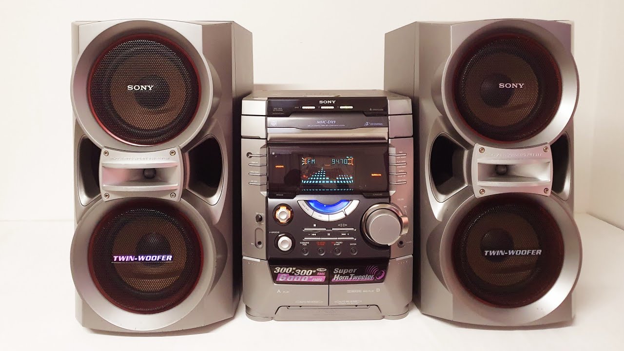 Mini System Sony MHC-DX9 | Reparado e restaurado #minisystem #sony #vintage 