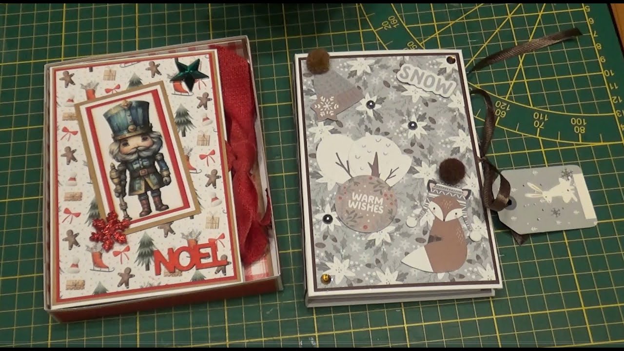 TUTO mini album de Noël super facile 