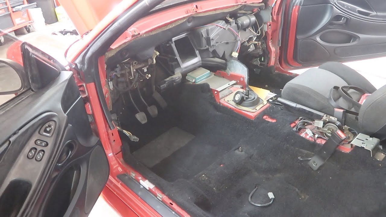 SN95 Mustang Dash Removal
