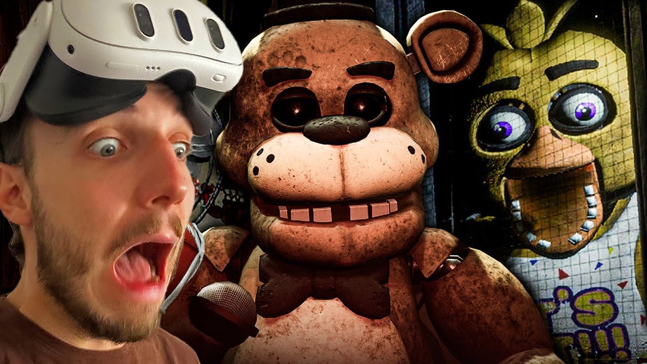Five Nights At Freddys je Naozaj STRA&Scaron;IDELN&Eacute;! 😱 (Virtu&aacute;lna Realita) 