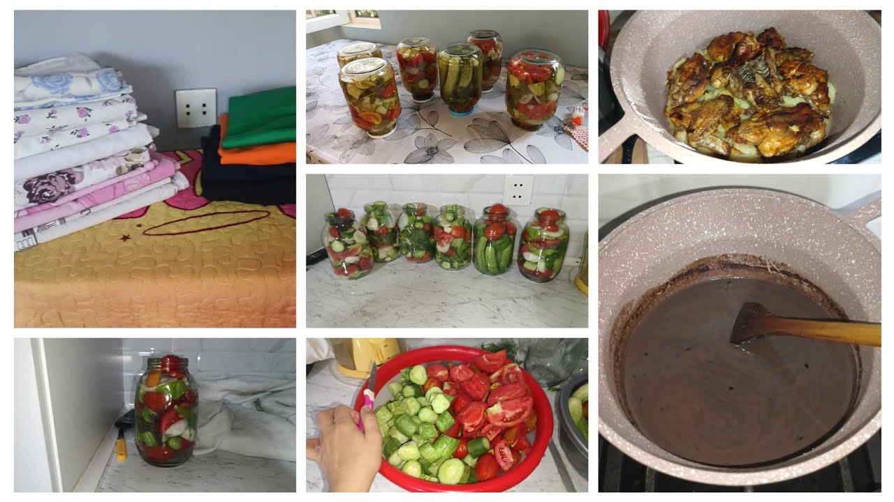 VLOG.Qarışıq turşu tutması Assorti salat,Şakalatlı keks, gündəlik həyat @semaligunler6447
