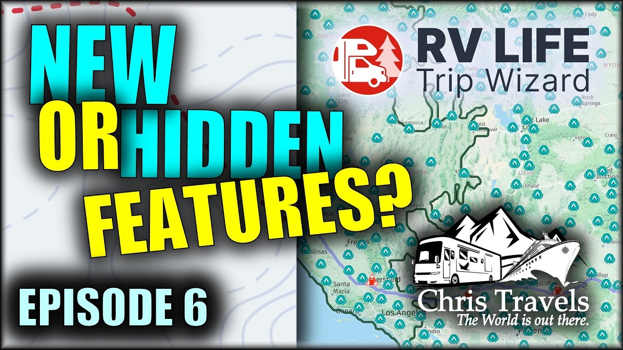 RV LIFE Trip Wizard PRO FEATURES! Tips and Features Episode 6