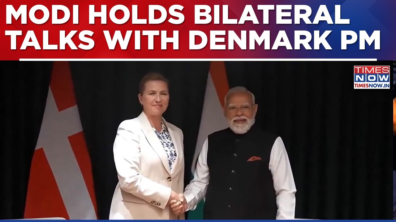 PM Modi Holds Crucial Bilateral Talks With Denmark PM Mette Frederiksen In Oslo, Watch!