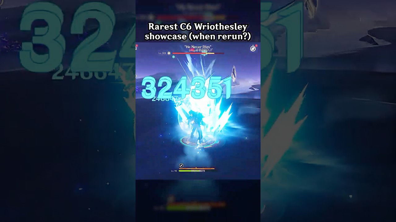 Rarest C6 Wriothesley Showcase (When Rerun?)