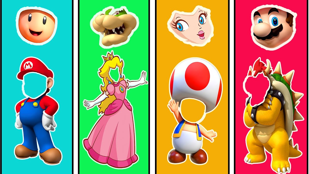 Unmask the Chaos!😲 Mario, Peach, Toad & Bowser’s Funny Face Mix-Up Before the Dance Show🎵| Mario ADM