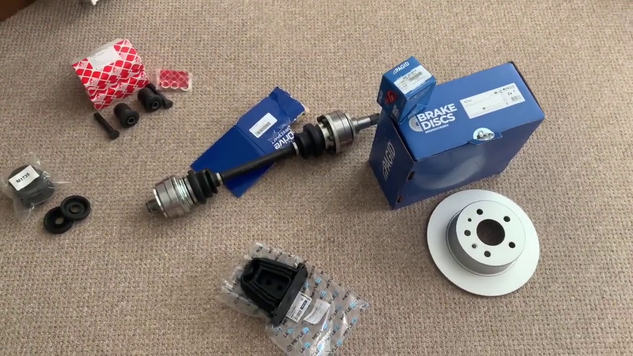 Mercedes 107 SL rear subframe and differential out