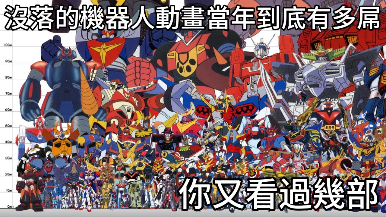 帶你了解沒落的日本機器人動畫史與演進，當年到底有哪些經典作品讓人為之瘋狂|我是RT