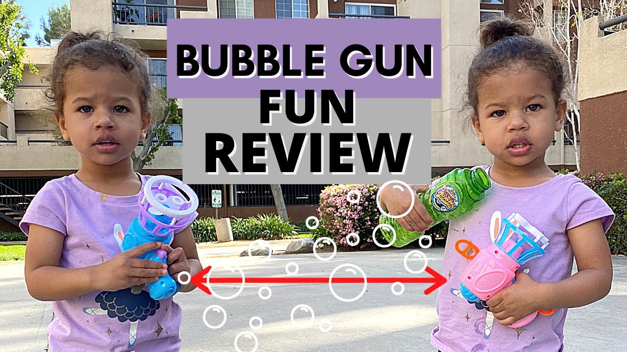 BUBBLE GUN FUN = PRICELESS REACTIONS + A MUST SEE FUN REVIEW!