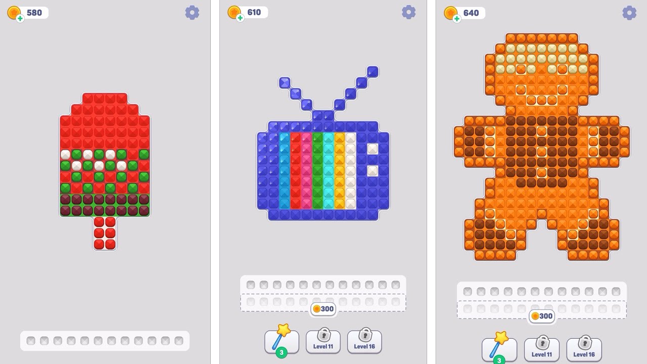 Brilliant Sort: Diamond Puzzle Gameplay Levels 1-10 