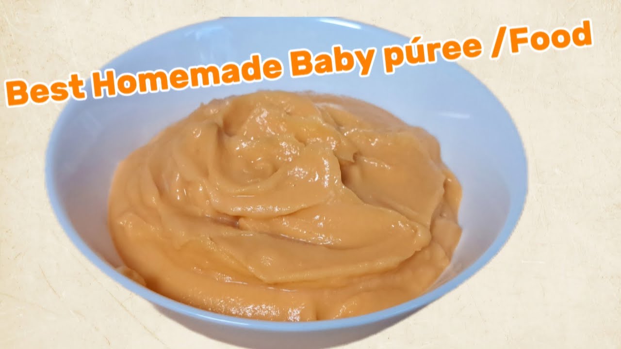 How to make healthy Baby Food/puree(sweet potatoes) #baby #babypurees #babyfoodidea 