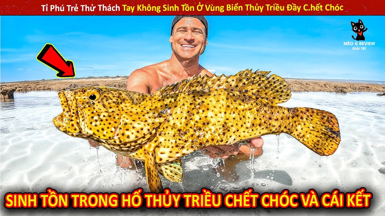 Tỉ Phú Trẻ Thử Thách Tay Không Sinh Tồn Ở Vùng Biển Thủy Triều Đầy C.hết Chóc | Review Giải Trí