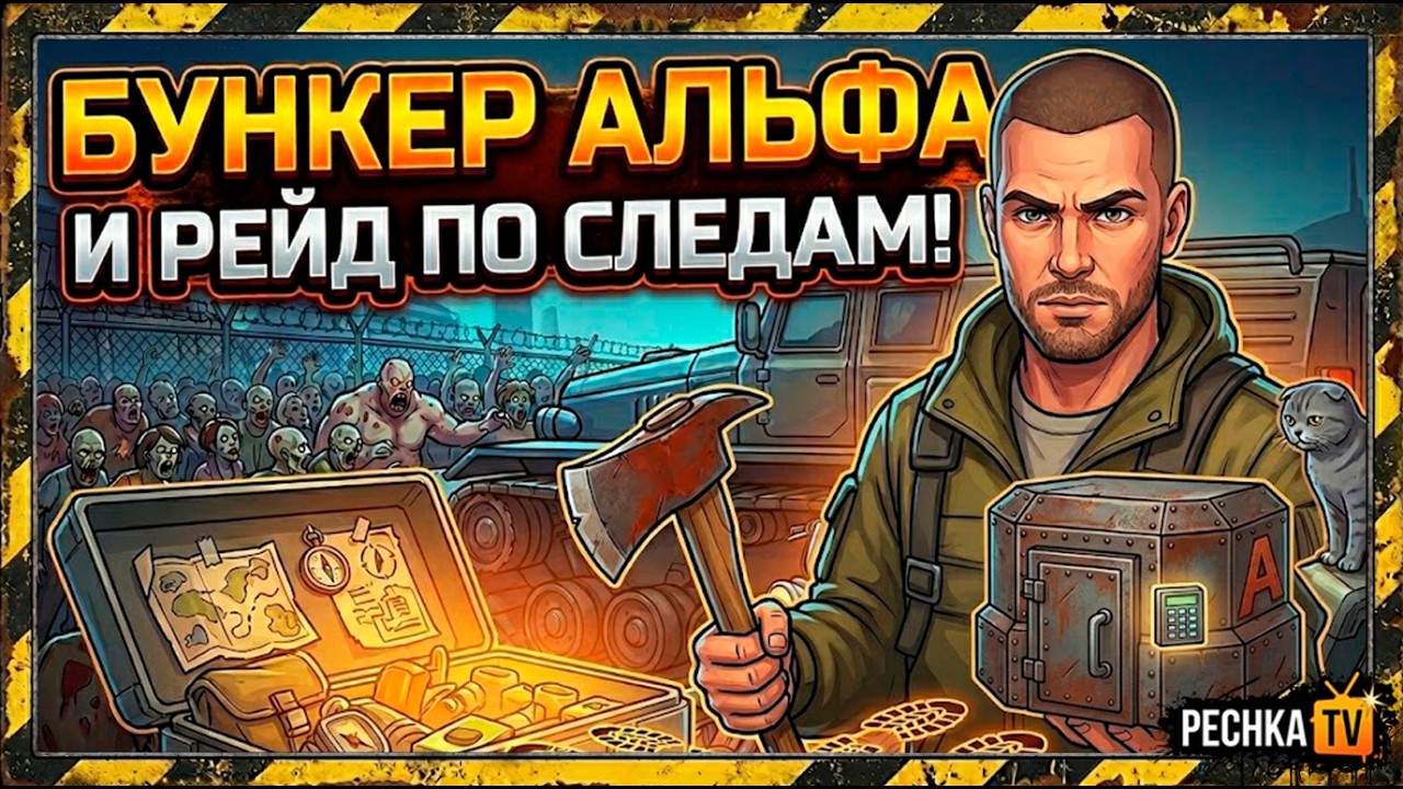 РЕЙД ПО СЛЕДАМ И БУНКЕР АЛЬФА В ЛАСТ ДЕЙ! БУНКЕР АЛЬФА 4 ЭТАЖ И СЛЕПОЙ ОХОТНИК | Pechka TV