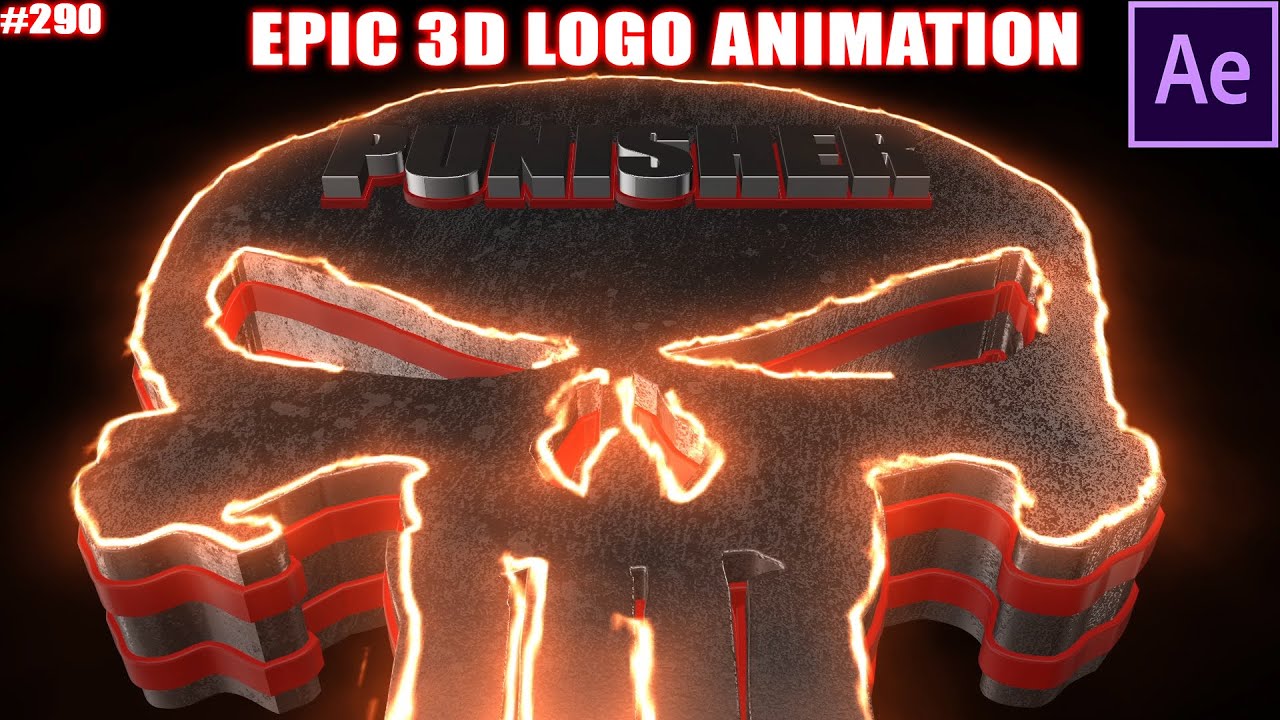 Create Epic 3D logo animation - After Effects tutorial (Element 3d + Saber)