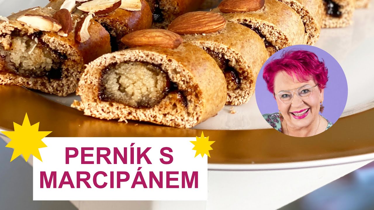 🎄 Staročeský perník s marcipánem a povidly 🎁 #recept