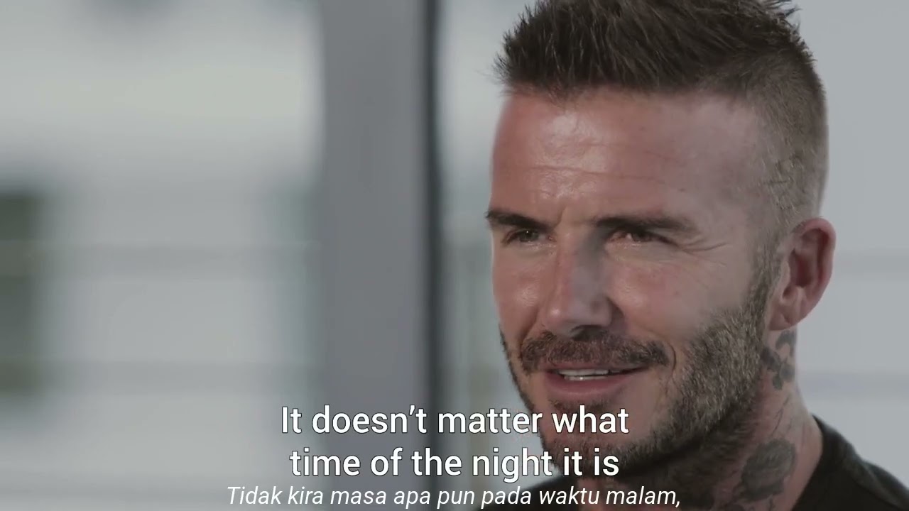 David Beckham on Parenting (Eng/BM subs)