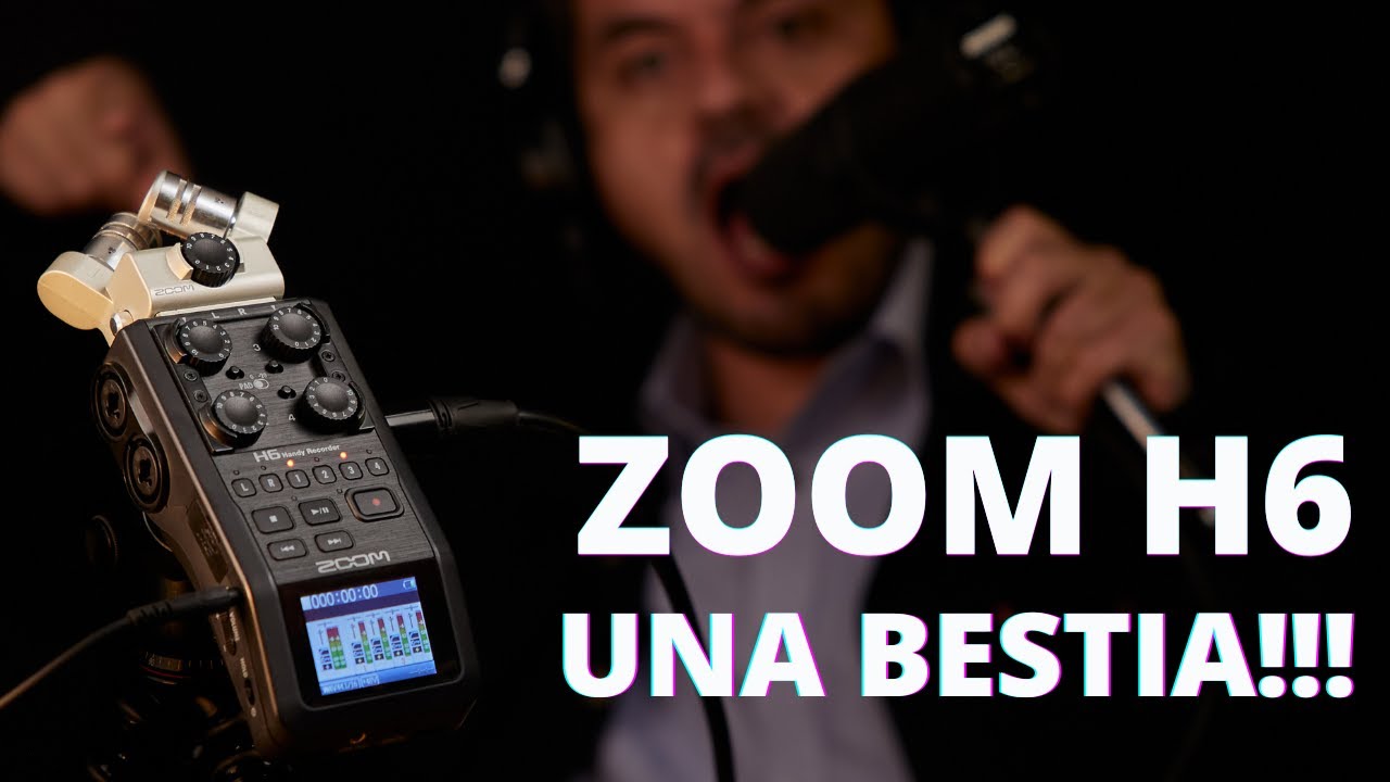 Zoom H6, la mejor grabadora portátil para creadores de contenido