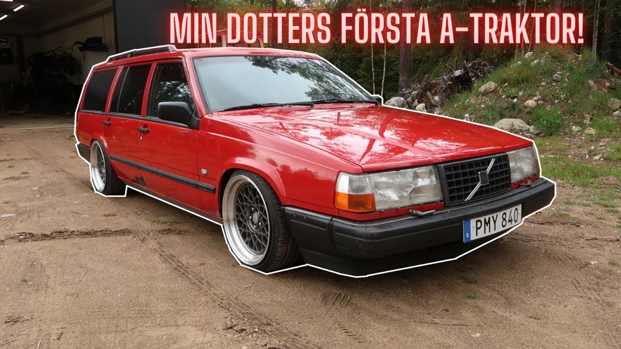 Så bygger du a-traktor av en Volvo 945 på 10min!