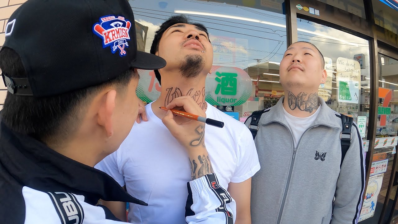 CandeeにMV撮影でタトゥー入れられました。