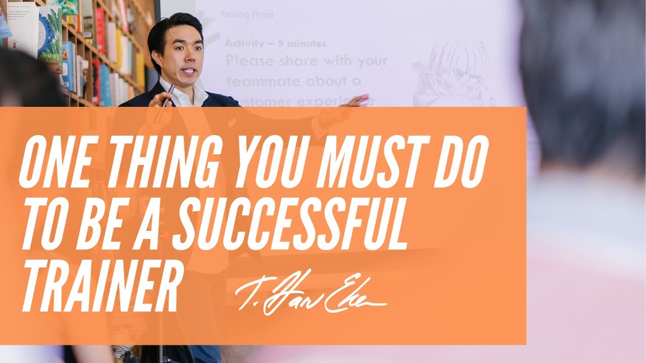The One Thing You Must Do To Be a Successful Speaker or Trainer — T. Harv Eker