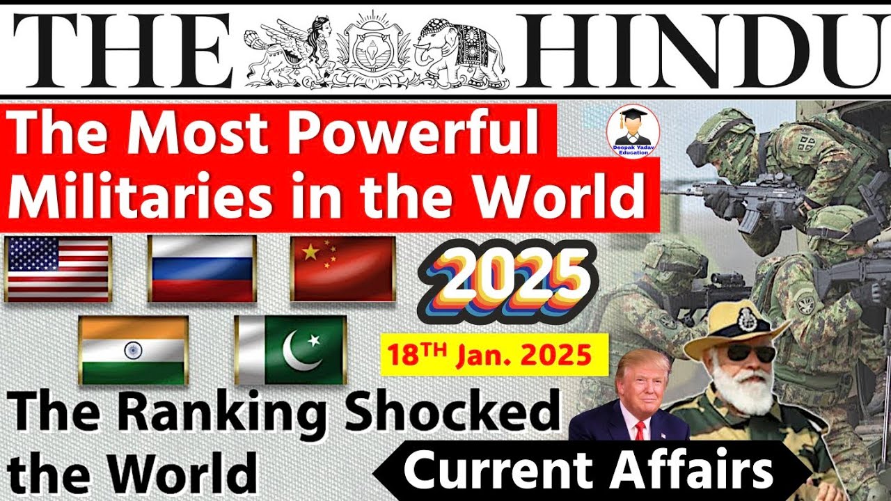18 January 2025 | The Hindu Newspaper Analysis | 18 Jan 2025 Current Affairs | Daily Current Affairs