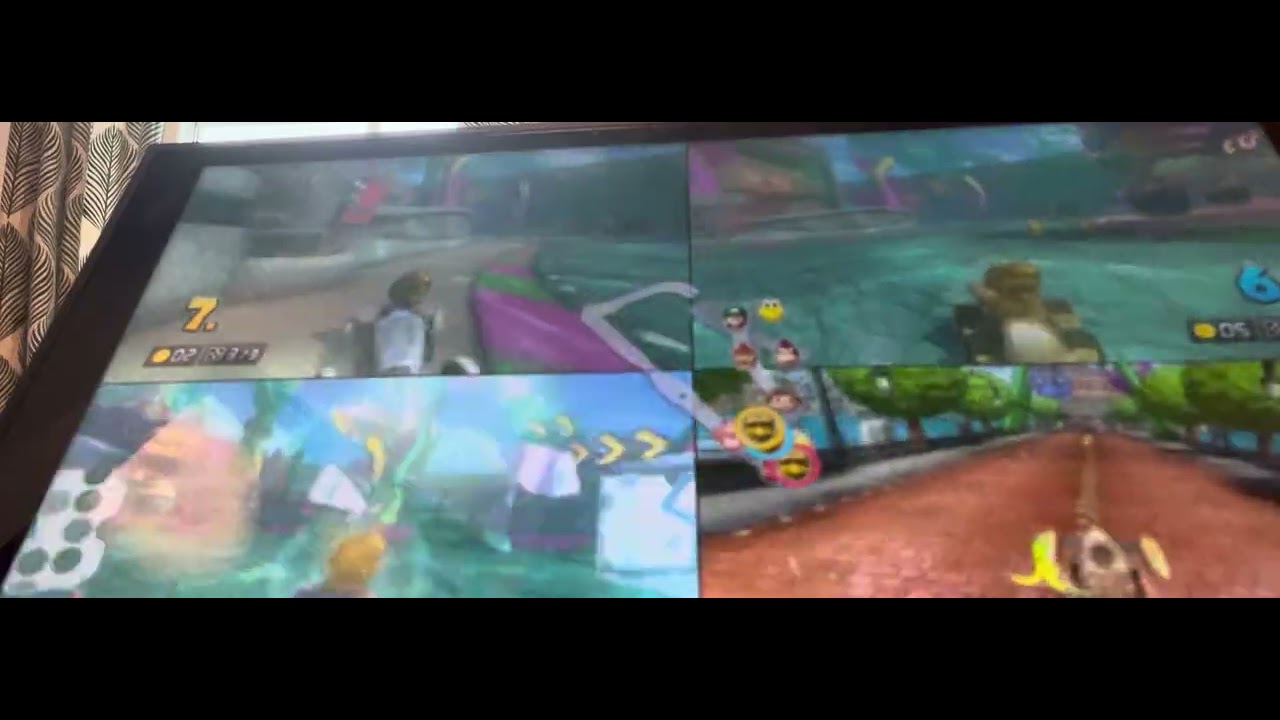 Mario Kart acht Deluxe mit rückwärts gucken 👀 😂