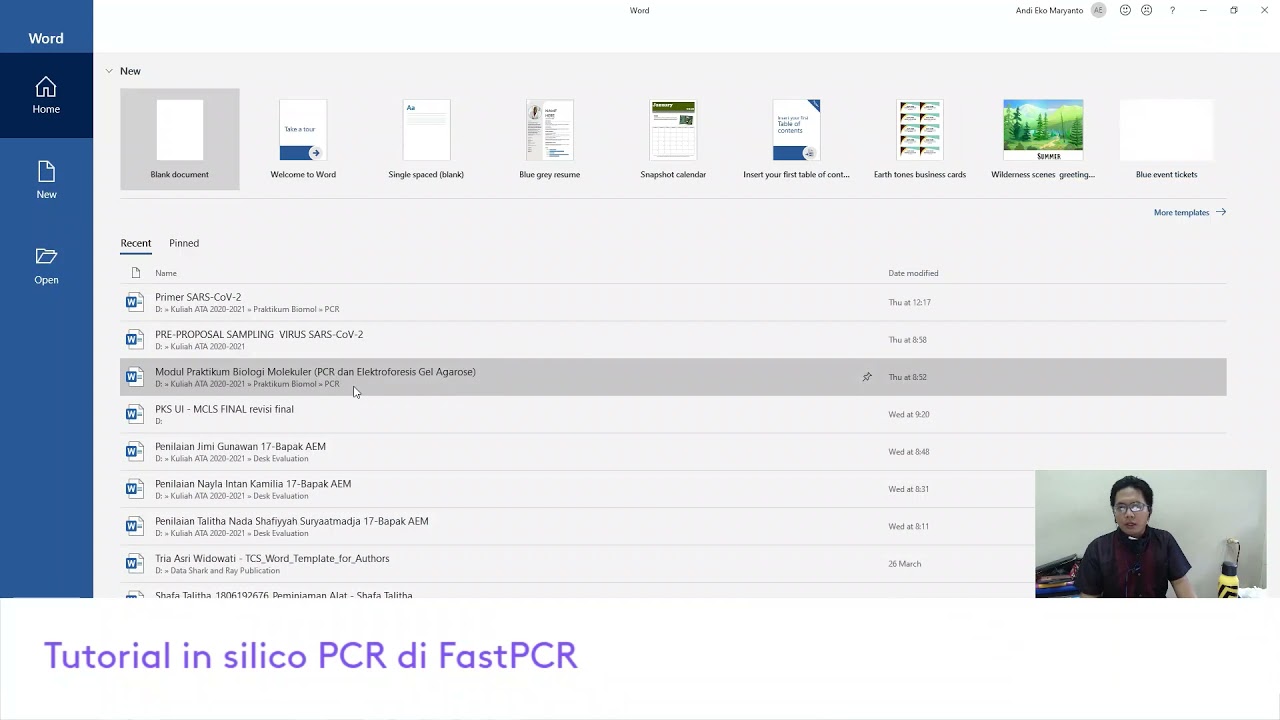 FastPCR Tutorial