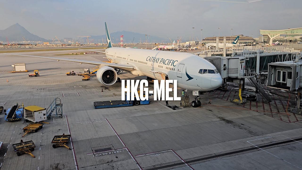 Cathay Pacific 777-300ER I Hongkong - Melbourne (HKG-MEL) CX135 Economy l Flight Report
