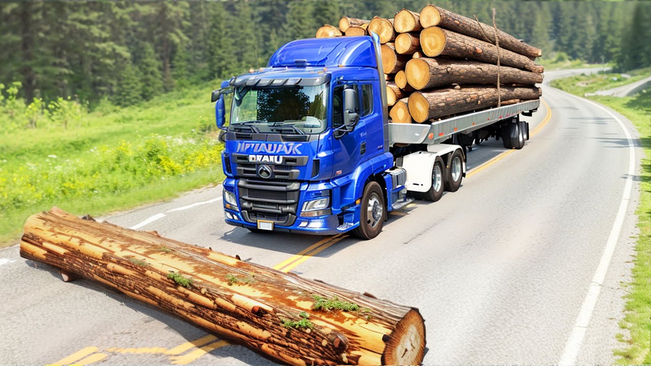 Cars vs Impossible Challenge: Fallen Logs, Giant Pit, Deep Water 🔥BeamNG Drive