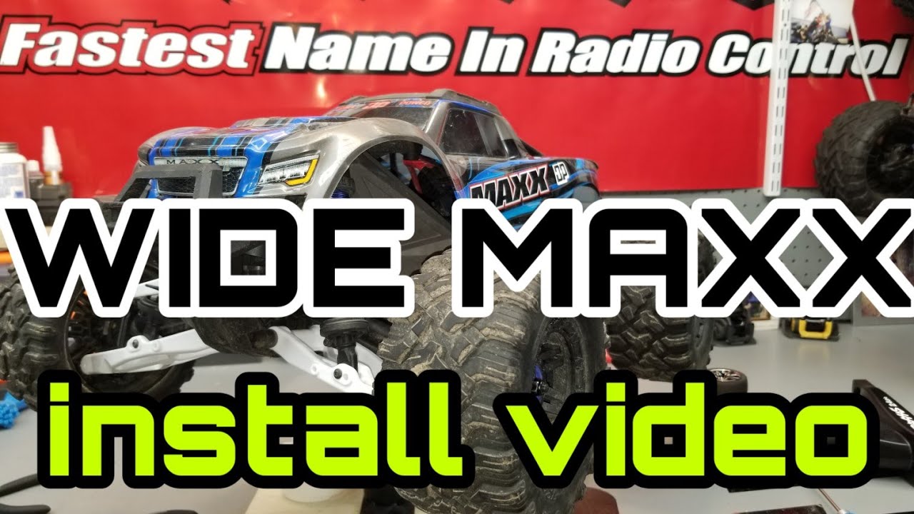 Traxxas WIDE MAXX Installation