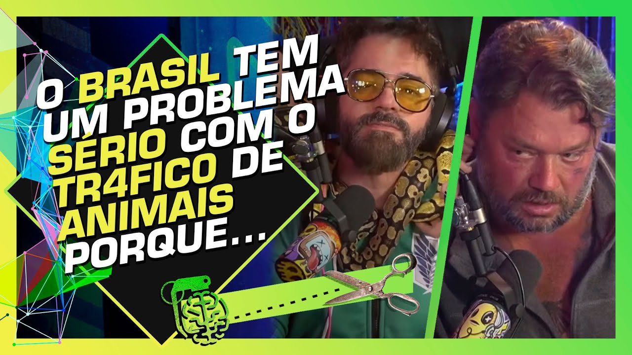 CONVIDADO LEVA VÁRIAS COBRAS E LAGARTOS PRO ESTÚDIO - RICHARD RASMUSSEN E LEANDRO SILVEIRA