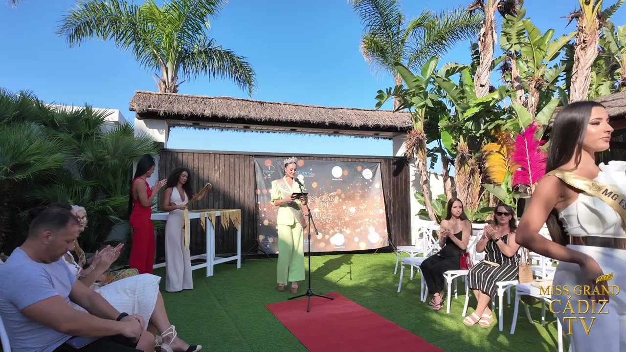 Gala completa entrega de bandas Miss Grand Cadiz 2025