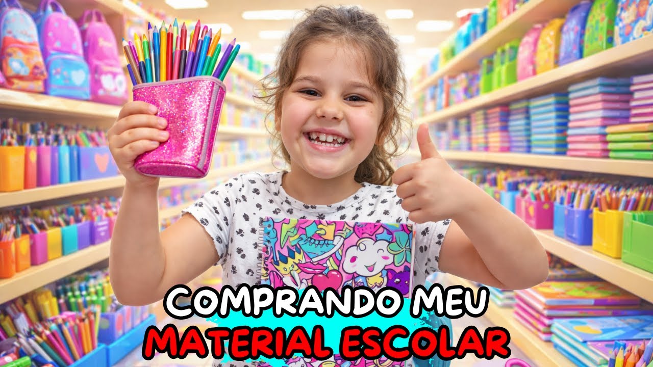 Comprando Meus MATERIAIS ESCOLARES de 2026!!!