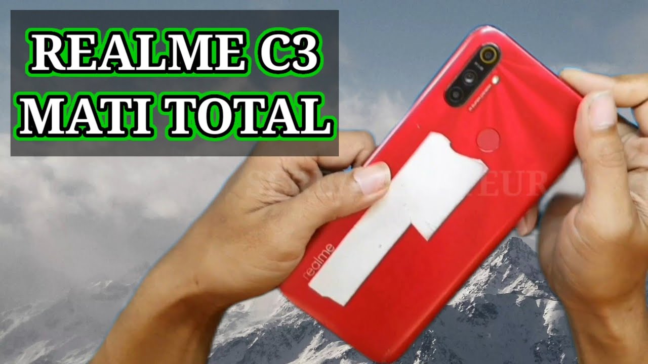 Mengatasi realme c3 mati total ‼️ repair emmc realme c3