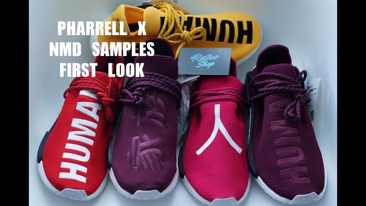 ADIDAS x PHARRELL x NMD SAMPLES | First Look