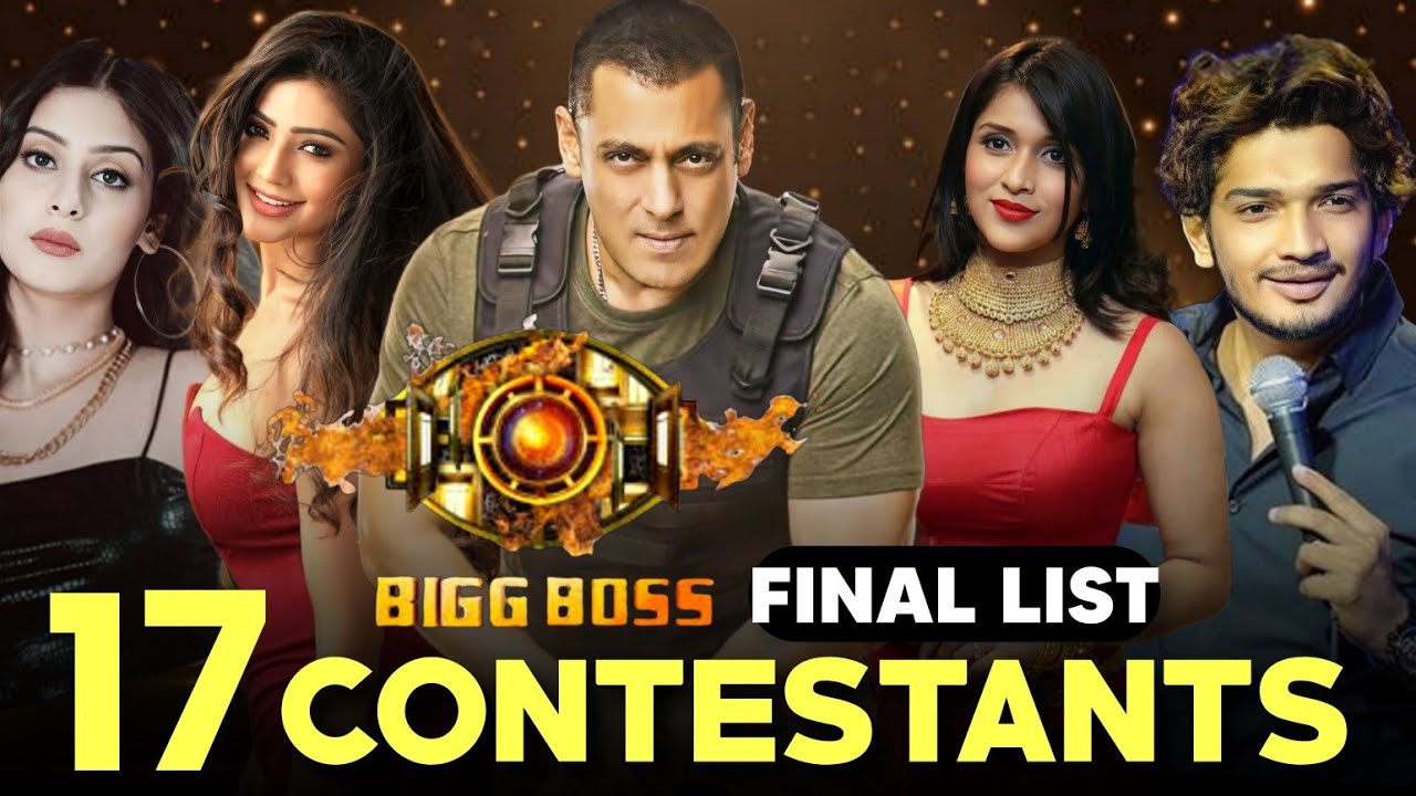 Bigg Boss 17 FINAL CONTESTANTS LIST 2023 - Confirmed Full List | BB17 Contestants | Colors TV