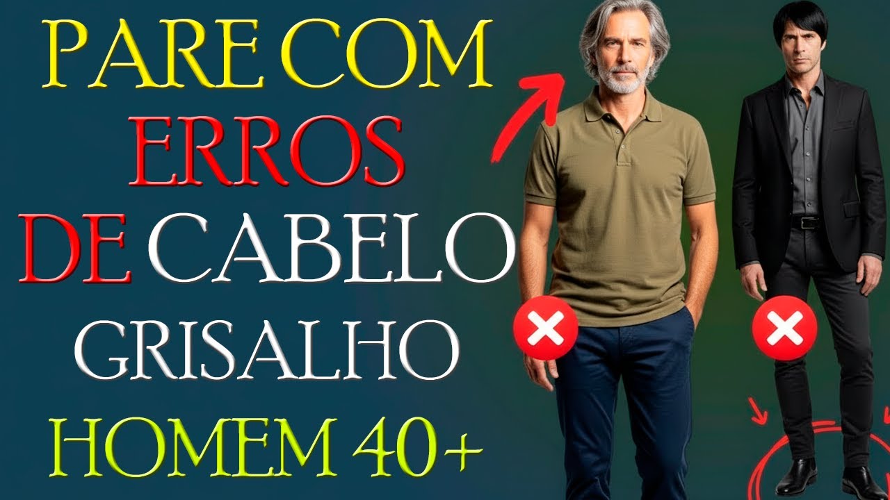 A maioria dos homens 40+ está errando com cabelos grisalhos — não cometa esse erro | Homem Estiloso