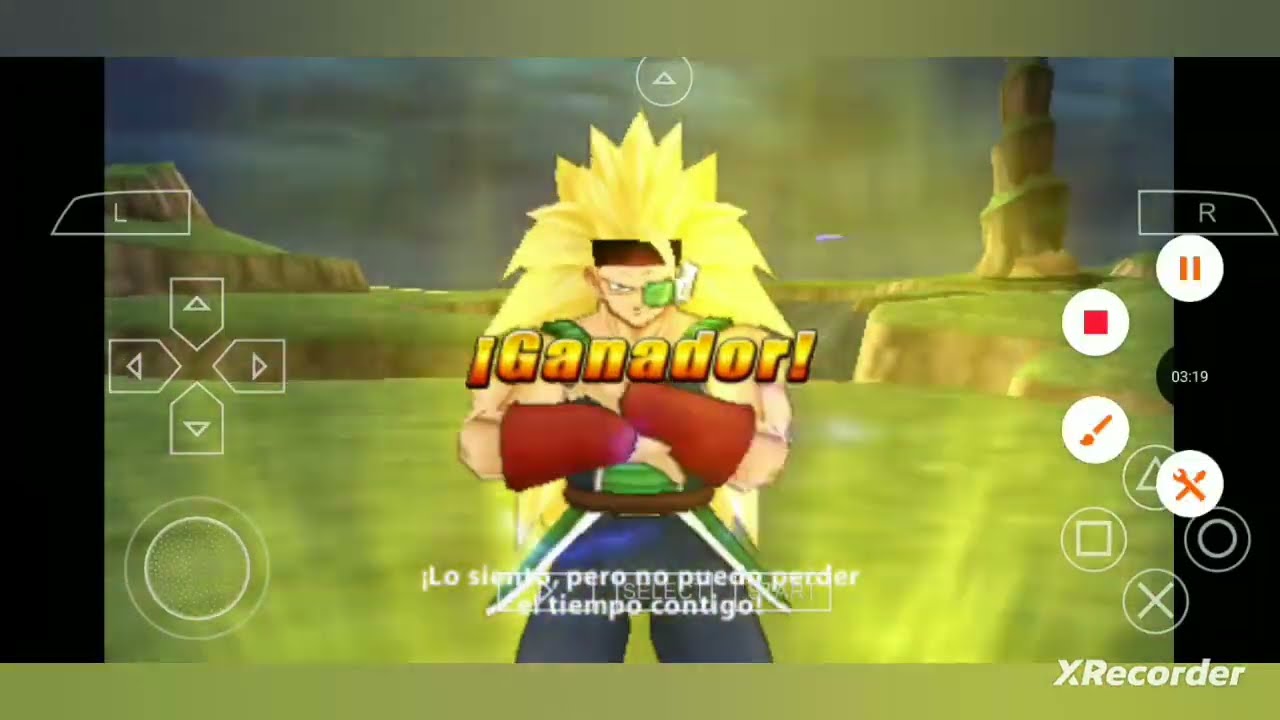 Bartocok ssj3 vs goku ssj3 batalha pai e filho dragon ball tenkaichi tag team mod 