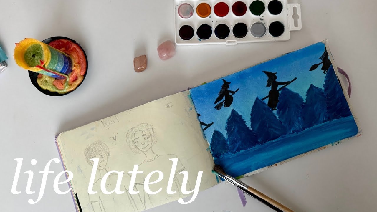winter days, art moments  & thoughts I didn’t plan to share ☁️