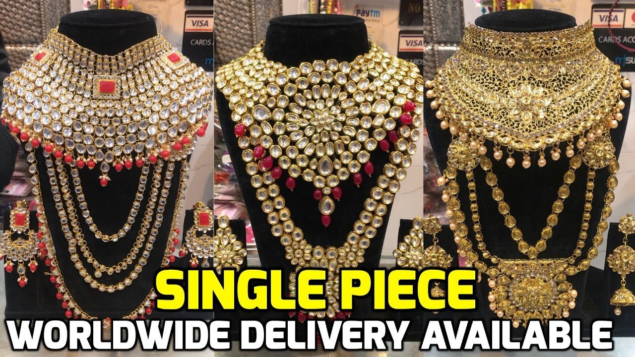 JEWELLERY WHOLESALE MARKET (MEENA KUNDAN, MINT MEENA, TEMPLE JEWELLERY (SINGLE PIECE AVAILABLE )
