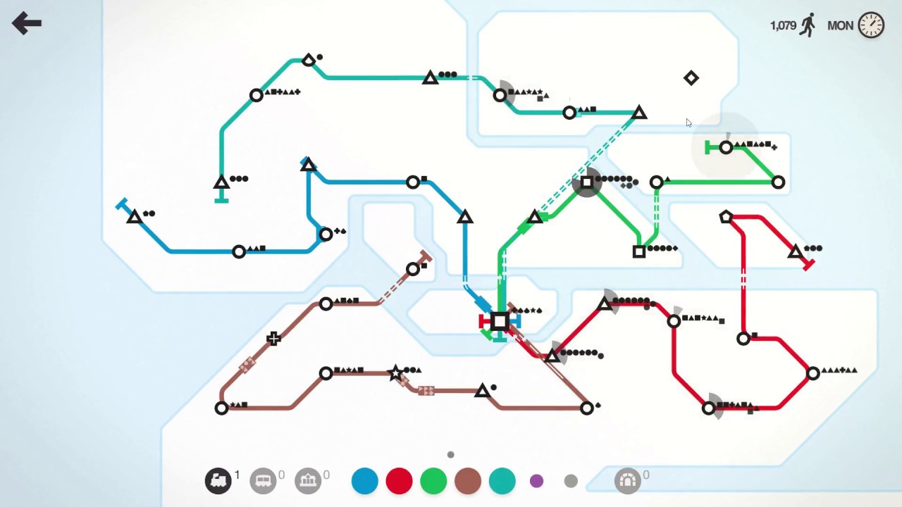 Mini Metro - Centralen Achievement (Stockholm)