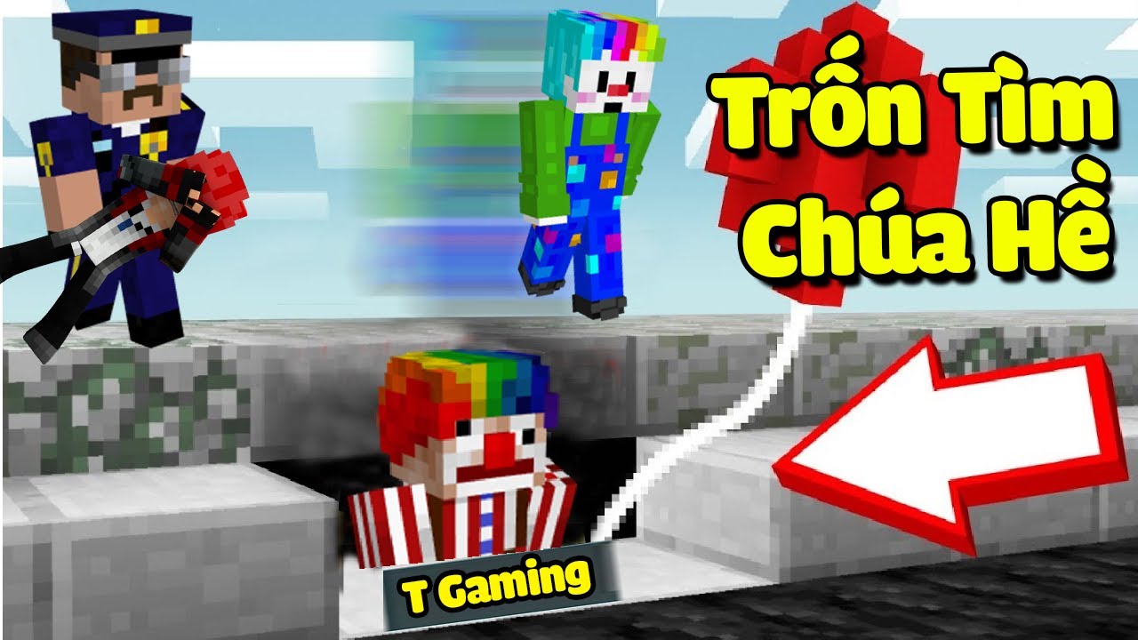 MINI GAME : TRÒ CHƠI TRỐN TÌM CHÚA HỀ ** CHÚA HỀ NOOB CHẠY THOÁT KHỎI CẢNH SÁT