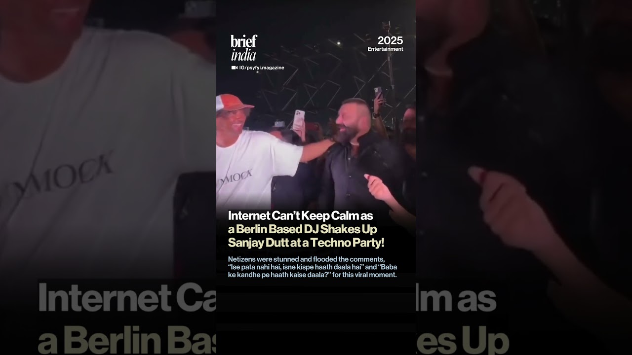 DJ Put His Hand on Sanjay Dutt&rsquo;s Shoulder, Internet Lost It: &ldquo;Baba ke kandhe pe haath kaise daala?&rdquo;