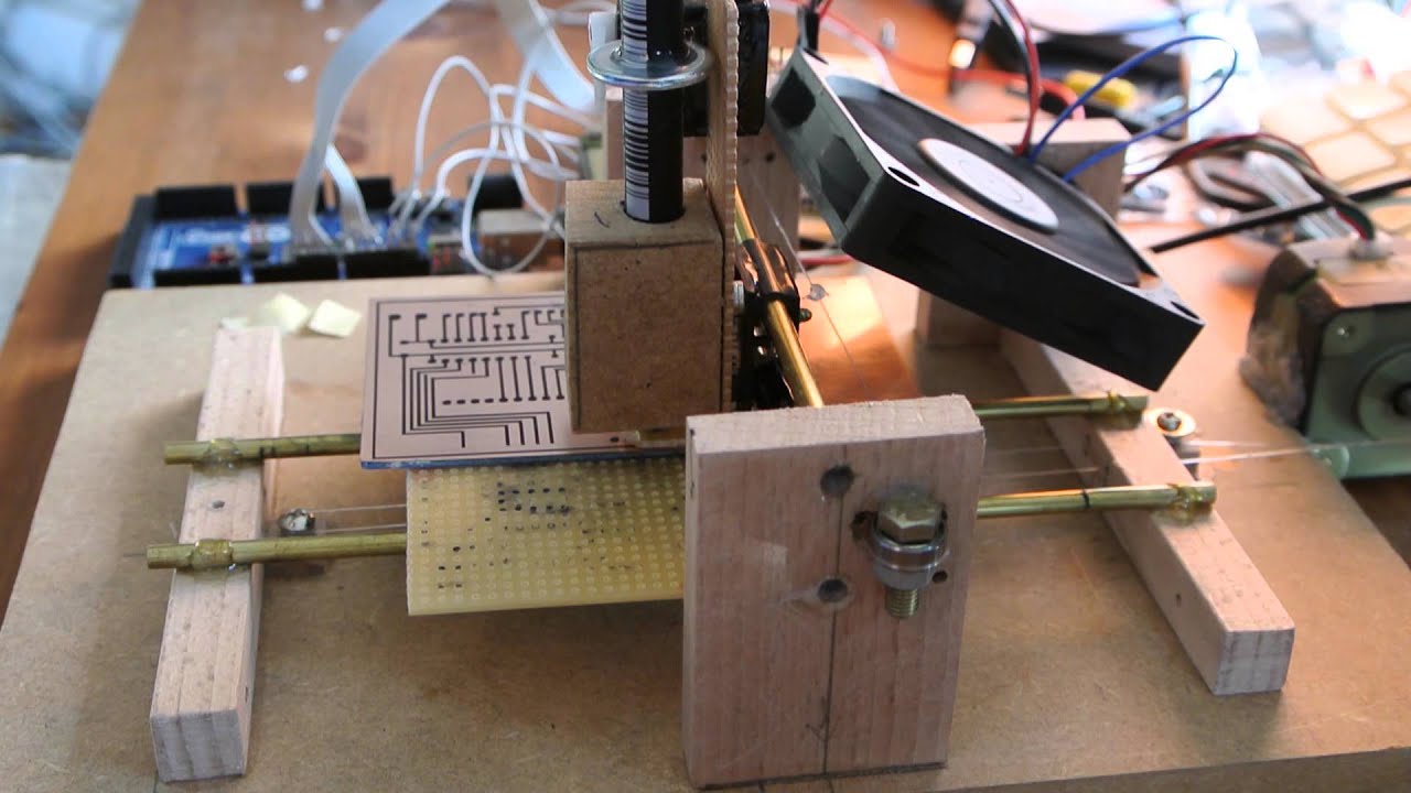 Direct ink to PCB CNC-Plotter pt. 2
