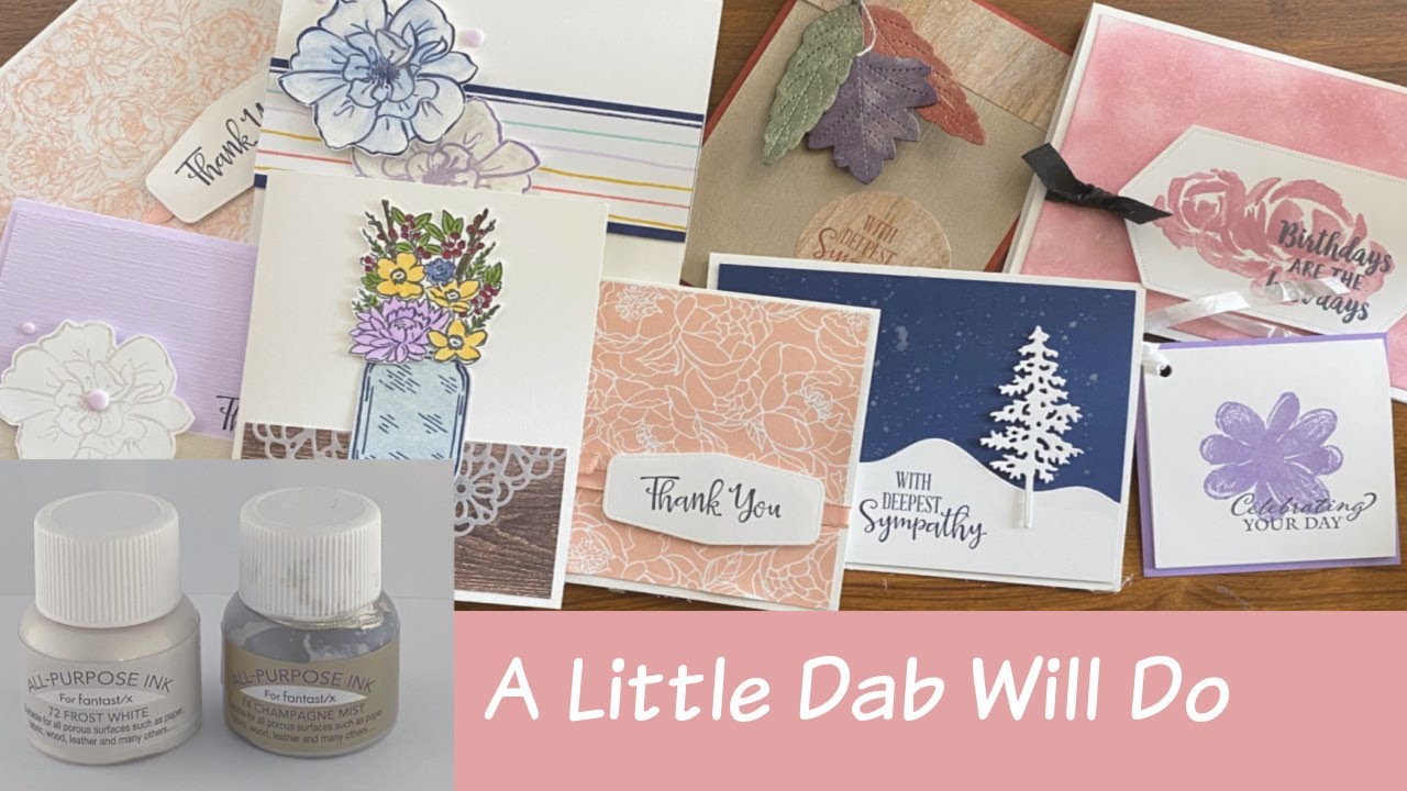 Shimmer Paint Techniques - 10 Ways to Make Your Cards Shimmer!