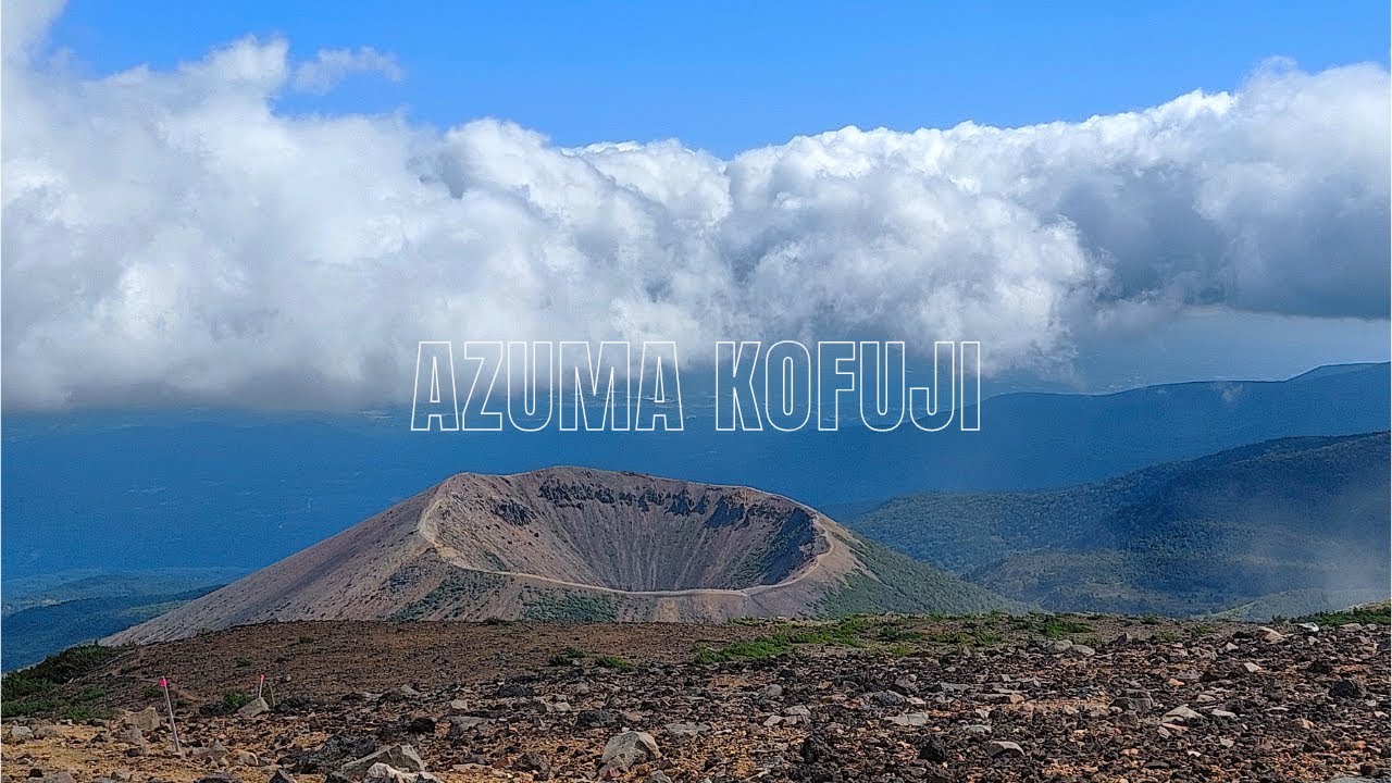 Solo Hiking Mt. Azuma-Kofuji & Mt. Issaikyo | Japan’s Fiery Autumn Adventure 🍁🌋一人で吾妻小富士と一切経山をハイキング