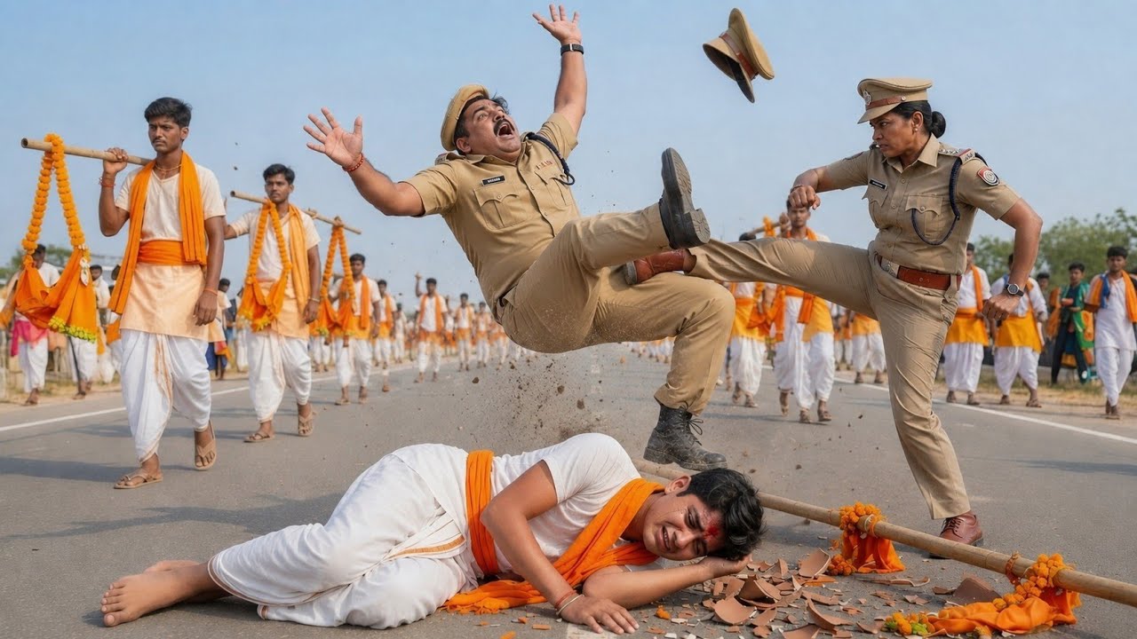 Breaking a Kanwariya's Kanwar Cost the Inspector Dearly! People Were Stunned by What the IPS Offi...