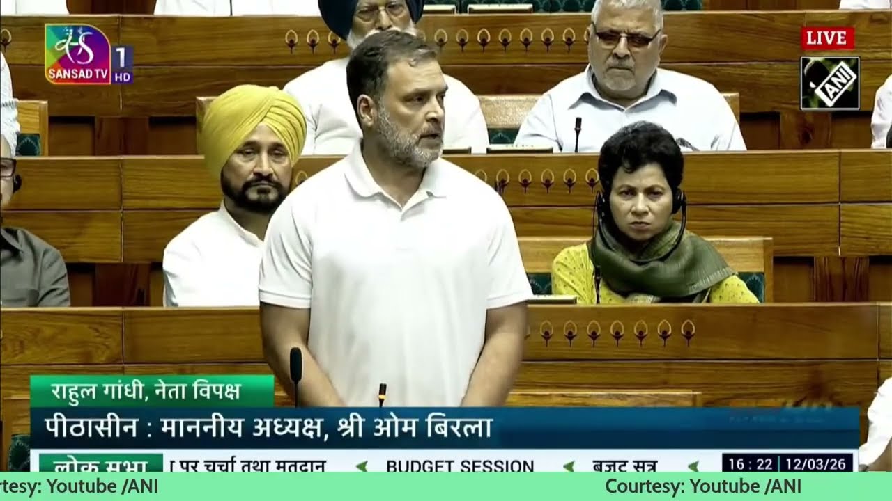 LIVE: Rahul Gandhi On Iran War, LPG And Oil crisis in Lok Sabha